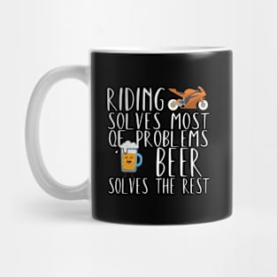 Motorcycle problems beer riding Mug